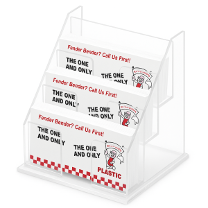 3 Up Business Card Holders